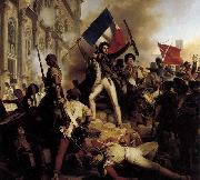 Jean-Victor Schnetz, The Battle for the Town Hall